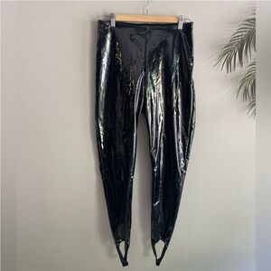 Wolford x Amina Muadd Black Glossy Leggings